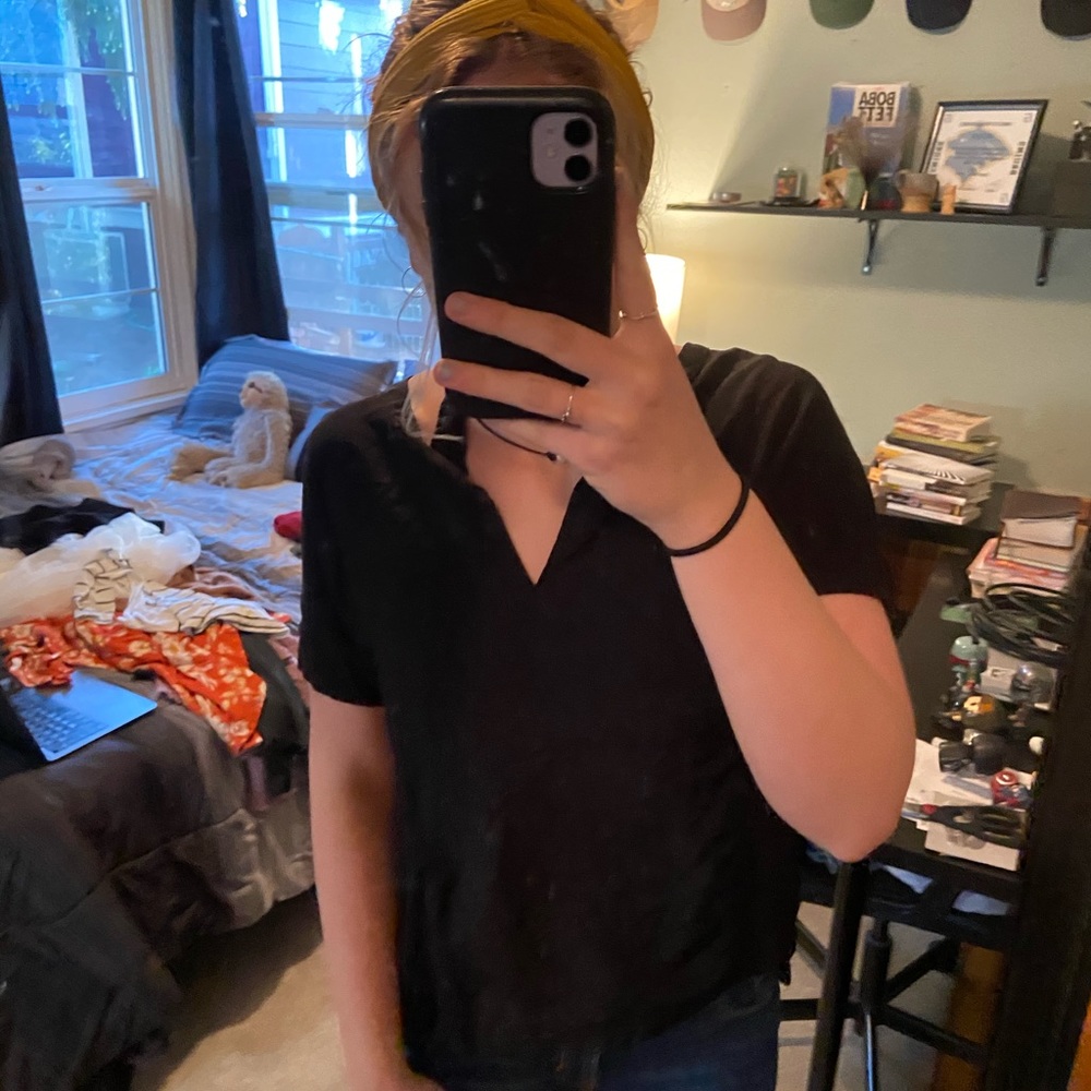 Black formal top